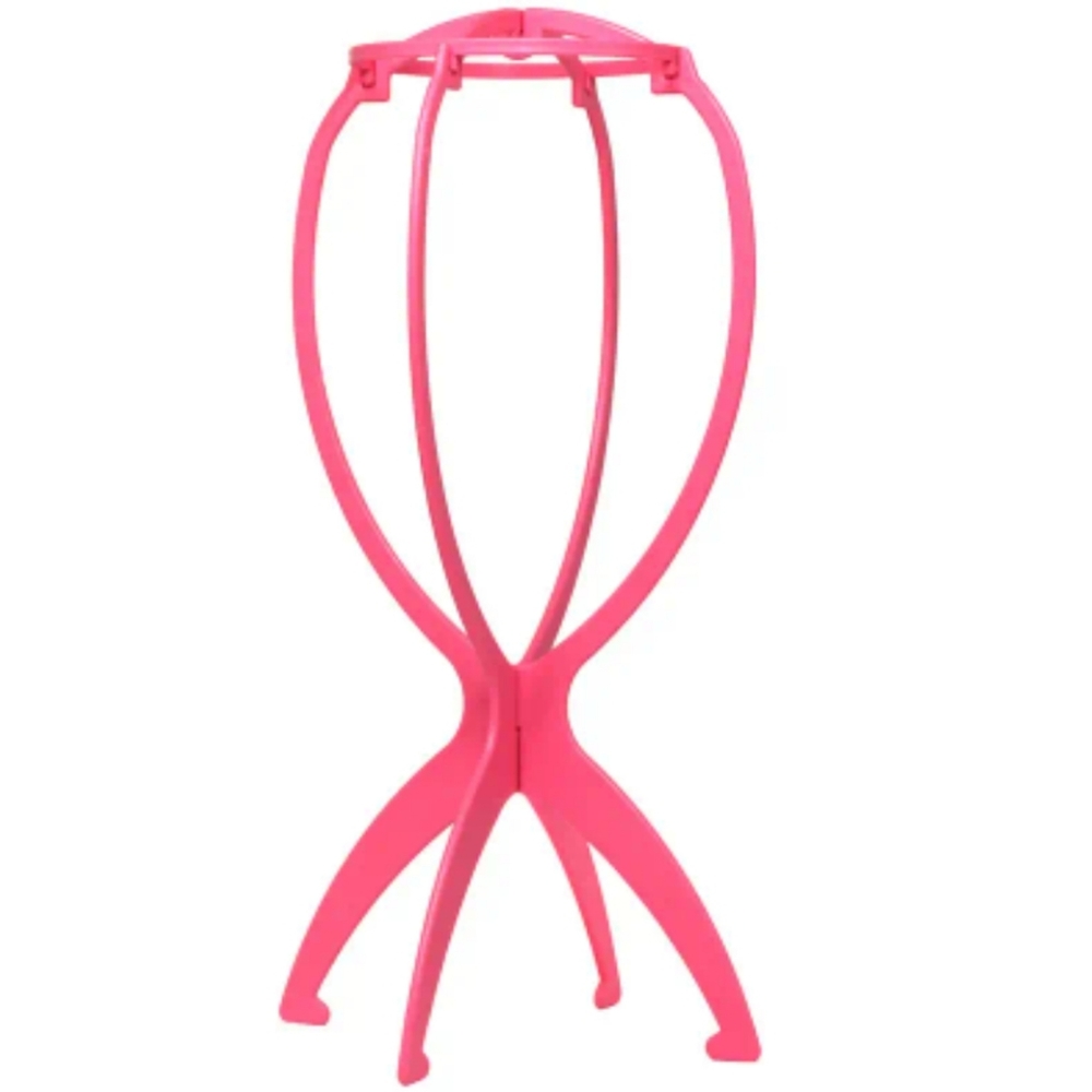 Wig Stand 🩷 Portable Pink Wig Stand to Keep Your Wigs Looking Fabulous! ☆》NWT《☆